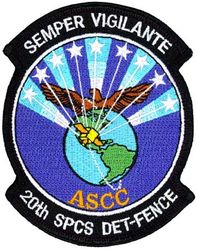 20th Space Control Squadron Detachment 1 
ASCC= Alternate Space Control Center
