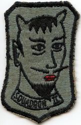 Officer Training School, USAF 2d Squadron
Late 60s OTS was organized into three groups, each of which had three squadrons, mirroring the active-duty military structure of Wing, Group, and Squadron. "Squadron II" was the 2nd squadron from the second group. This patch is from 1968, it was a 90 day course derisively called “90-day wonders”.
