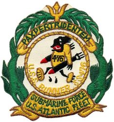 SS-476 USS Runner
Namesake. The runner, any species of fishes in the family
Builder. Portsmouth Naval Shipyard, Kittery, ME
Laid down. 10 Jul 1944
Launched. 17 Oct 1944
Commissioned. 6 Feb 1945
Decommissioned. 29 Jun 1970
Stricken. 15 Dec 1971
Fate. Sold for scrap, 19 Jun 1973
Class and type. Tench-class diesel-electric submarine
Displacement:
1,570 tons (1,595 t) surfaced
2,414 tons (2,453 t) submerged
Length. 311 ft 8 in (95.00 m)
Beam. 27 ft 4 in (8.33 m)
Draft. 17 ft (5.2 m) maximum
Propulsion:
4 × Fairbanks-Morse Model 38D8-⅛ 10-cylinder opposed piston diesel engines driving electrical generators
2 × 126-cell Sargo batteries
2 × low-speed direct-drive Elliott electric motors
two propellers
5,400 shp (4.0 MW) surfaced
2,740 shp (2.0 MW) submerged
Speed. 20.25 knots (38 km/h) surfaced; 8.75 knots (16 km/h) submerged
Range. 11,000 nautical miles (20,000 km) surfaced at 10 knots (19 km/h)
Endurance. 48 hours at 2 knots (3.7 km/h) submerged; 75 days on patrol
Test depth. 400 ft (120 m)
Complement. 10 officers, 71 enlisted
Armament:
10 × 21-inch (533 mm) torpedo tubes, 6 forward, 4 aft)
28 torpedoes
1 × 5-inch (127 mm) / 25 caliber deck gun
Bofors 40 mm and Oerlikon 20 mm cannon

