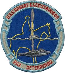 SSBN-601 USS Robert E Lee
Namesake. Robert E. Lee (1807-1870), overall commander of the Confederate States Army during the American Civil War
Ordered. 30 Jul 1958
Builder. Newport News Shipbuilding & Dry Dock Company
Laid down. 25 Aug 1958
Launched. 18 Dec 1959
Commissioned. 15 Sep 1960
Decommissioned. 1 Dec 1983
Stricken. 30 Apr 1986
Fate. Recycling via Ship-Submarine Recycling Program completed 30 Sep 1991
Class and type. George Washington-class submarine
Displacement:
5400 tons light
5959-6019 tons surfaced
6709-6888 Approx. tons submerged
Length. 381.6 ft (116.3 m)
Beam. 33 ft (10 m)
Draft. 29 ft (8.8 m)
Propulsion:
1 × S5W PWR
2 × geared turbines at 15,000 shp (11,000 kW)
1 × shaft
Speed: 20 knots (37 km/h; 23 mph) surfaced; 25 knots (46 km/h; 29 mph)+ submerged
Range. unlimited except by food supplies
Test depth. 700 ft (210 m)
Complement. Two crews (Blue/Gold) each consisting of 12 officers 100 enlisted
Armament:
16 × Polaris A1/A3 missiles
6 × 21 in (530 mm) torpedo tubes

