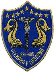 SSN-685 USS Glenard P Lipscomb
Namesake. Glenard P. Lipscomb (1915–1970)
Awarded. 16 Dec 1968
Builder. General Dynamics Electric Boat, Groton, Connecticut
Laid down. 5 Jun 1971
Launched. 4 Aug 1973
Commissioned. 21 Dec 1974
Decommissioned. 11 Jul 1990
Stricken. 11 Jul 1990
Fate. Entered Ship-Submarine Recycling Program 1997
Type. Similar to Sturgeon Class Attack Submarine (2nd prototype using turbo-electric power plant)
Displacement:
5,813 long tons (5,906 t) surfaced
6,480 long tons (6,584 t) submerged
Length. 365 ft (111 m)
Beam. 31 ft 8 in (9.65 m)
Propulsion. S5W reactor
Speed:
18 knots (33 km/h; 21 mph) surfaced
23 knots (43 km/h; 26 mph) submerged
Test depth. 1,300 ft (400 m)
Complement. 12 officers, 109 men
Armament. 4 × 21 in (533 mm) torpedo tubes

