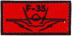 56th Training Squadron F-35 Pencil Pocket Tab
