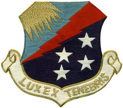 67th Tactical Reconnaissance Wing
Translation: LUX EX TENEBRIS = Light from Darkness
