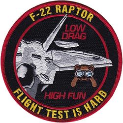 773d Test Squadron F-22 Low Drag Test 
