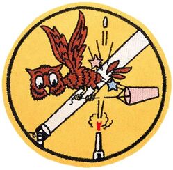 14th Tow Target Squadron
Constituted 8 Observation Squadron on 28 Jan 1942. Activated on 3 Feb 1942. Redesignated 14 Tow Target Squadron on 12 Dec 1942. Disbanded on 10 Apr 1944. Constituted on 26 Sep 1944. Activated on 6 Oct 1944. Inactivated on 1 Feb 1946.

Insignia approved on 16 Feb 1944. USA made, schiffli embroidery on wool.

Stations. Pope Field, NC, 3 Feb 1942; Langley Field, VA, 4 Apr 1942; Camp Davis, NC, 8 May 1942-10 Apr 1944. McChord Field, WA, 6 Oct-17 Nov 1944; Nadzab, New Guinea, 9 Jan l945; Clark Field, Luzon, C. 17 Jul 1945-1 Feb 1946.


