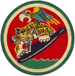  Attack Squadron ONE HUNDRED NINETY FIVE (VA-195) 
ATTACK SQUADRON ONE HUNDRED NINETY FIVE (VA-195)
Established as Torpedo Squadron NINETEEN (VT19) on 15 August 1943. Redesignated Attack Squadron TWENTY A (VA-20A) on 15 November 1946. Redesignated Attack Squadron ONE HUNDRED NINETY FIVE (VA-195) on 24 August 1948. Redesignated Strike Fighter Squadron ONE HUNDRED NINETY FIVE (VFA-195) on 1 April 1985-. 

Douglas AD-2/3/4/4L/4B/4NA/6 Skyraider, 25 Aug 1948-1 Jul 1959
Douglas A4D-2/2N/4C/4E Skyhawk, 1 Jul 1959
Vought A-7E Corsair II, Feb 1970
McDonnell Douglas F/A-18 Hornet, 30 Sep 1985
Deployments:
11 Jan 1950-13 Jun 1950; USS Boxer (CV-21), CVG-19, AD-3 WestPac 
9 Nov 1950-9 Jun 1951; USS Princeton (CV-37), CVG-19, AD-4 WestPac/Korea 
21 Mar 1952-3 Nov 1952; USS Princeton (CV-37), CVG-19, AD-4/4L; WestPac/Korea 
14 Sep 1953-22 Apr 1954; USS Oriskany (CV/CVA-34), CVG-19, AD-4B/NA; WestPac 
2 Mar 1955-21 Sep 1955; USS Oriskany (CV/CVA-34), CVG-19, AD-6; WestPac 
9 Mar 1957-25 Aug 1957; USS Yorktown (CV-10), CVG-19, AD-6; WestPac 
1 Nov 1958-18 Jun 1959; USS Bon Homme Richard (CVA-31), CVG-19, AD-6; WestPac 
21 Nov 1959-14 May 1960; USS Bon Homme Richard (CVA-31), CVG-19, A4D-2; WestPac 
26 Apr 1961-13 Dec 1961; USS Bon Homme Richard (CVA-31), CVG-19, A4D-2N; WestPac

Insignia approved on 18 Apr 1949

