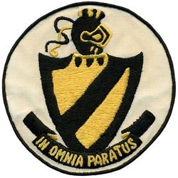 Attack Squadron 23 (VA-23) 
Established as Reserve Fighter Squadron SIX HUN DRED FIFTY THREE (VF-653) in Dec 1949. Called to active duty on 1 Feb 1951. Redesignated Fighter Squadron ONE HUNDRED FIFTY ONE (VF-151) on 4 Feb 1953. Redesignated Attack Squadron ONE HUNDRED FIFTY ONE (VA-151) on 7 Feb 1956. Redesignated Attack Squadron TWENTY THREE (VA-23) (1st) on 23 Feb 1959. Disestablished on 1 Apr 1970. The first and only squadron to be designated VA-23.
 
When the squadron was redesignated VF-151, it adopted a new insignia sometime between 1953 and 1955. There is no record relating to the use of this insignia following the squadron’s redesignation to VA-151. However, on 29 April 1959, CNO approved VA-23’s request to retain the insignia formerly used by VA-151. The insignia used by VA-23 was the Black Knight insignia.

