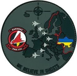 Electronic Attack Squadron 134 (VAQ-134) Morale NATO AIR SHIELDING 2022
Electronic Attack Squadron 134 (VAQ-134) “Garudas” were originally commissioned on 7 Jun 1969 at NAS Alameda, CA, flying the EKA-3B electronic warfare/tanker and KA-3B tanker Skywarriors. VAQ-134 transitioned to Detachment 134 of VAQ-135 for its 1970-71 WestPac deployment aboard the USS Ranger, and stood down in Jul 1971. Reactivated in May 1972, operating the EA-6B Prowler. Deactivated on 31 Mar 1995. Reactivated in Oct 1995, replacing the EA-6B with the EA-18G Growler in 2016-.


