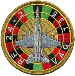 Electronic Attack Squadron 135 (VAQ-135) EA-18G Exercise RED FLAG 2024-2
Established as Electronic Attack Squadron 135 (VAQ-135) "Black Ravens" on 15 May 1969 at NAS Whidbey Island, WA, tanker. Deactivated in Sep 1973. Reactivated in 1974-.

Boeing EA-18G Growler, 2010-.

