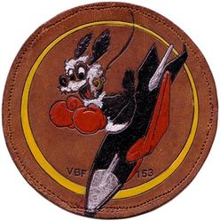 Bomber Fighter Squadron 153 (VBF-153)
Established as Bomber Fighter Squadron ONE HUNDRED FIFTY THREE (VBF-153) on 26 Mar 1945. Redesignated Fighter Squadron SIXTEEN A (VF-16A) on 15 Nov 1946; Fighter Squadron ONE HUNDRED FIFTY TWO (VF-152) on 15 Jul 1948; Fighter Squadron FIFTY FOUR (VF-54) on 15 Feb 1950; Attack Squadron FIFTY FOUR (VA-54) on 15 Jun 1956. Disestablished on 1 Apr 1958.
