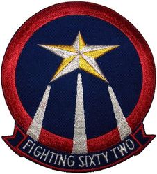 Fighter Squadron 62 (VF-62) (2nd)
Established as Fighter Squadron SIXTY TWO (VF-62) (2nd) "Boomerangs" on 1 Jul 1955. Disestablished on 1 Oct 1969.

Deployments.
9 Oct 1955-30 Apr 1955	USS Lake Champlain (CVA-39) CVG-6, McDonnell F2H-2 Banshee	
Jan 1956-9 Mar 1956 USS Randolph (CVA-15) ATG-202, North American FJ-3M Fury	
14 Jul 1956-19 Feb 1957 USS Randolph (CVA-15)	ATG-202, North American FJ-3M Fury	
2 Feb 1958-17 Nov 1958 USS Essex (CVA-9) ATG-201, North American FJ-3M Fury	
7 Aug 1959-26 Feb 1960 USS Essex (CVA-9) CVG-10, North American FJ-3M Fury	
1 Jun 1960-18 Jul 1960 USS Shangri La (CVA-38) CVG-10, Vought F8U-1 Crusader	
6 Sep 1960-20 Oct 1960	USS Shangri La (CVA-38)	CVG-10, Vought F8U-1 Crusader	
2 Feb 1961-15 May 1961 USS Shangri La (CVA-38) CVG-10, Vought F8U-1	 Crusader
5 Feb 1962-8 Apr 1962 USS Enterprise (CVAN-65) CVG-1, Vought F8U-1 Crusader	
24 Oct 1962-20 Nov 1962 USS Shangri La (CVA-38) CVG-10, Vought F8U-2 Crusader	
1 Oct 1963-23 May 1964 USS Shangri La (CVA-38) CVW-10, Vought F-8E Crusader
10 Feb 1965-20 Sep 1965 USS Shangri La (CVA-38) CVW-10, Vought F-8E Crusader
29 Sep 1966-20 May 1967 USS Shangri La (CVA-38) CVW-8, Vought F-8D	Crusader
15 Nov 1967-4 Aug 1968 USS Shangri La (CVA-38) CVW-8, Vought F-8D Crusader	
7 Jan 1969-29 Jul 1969 USS Shangri La (CVA-38) CVW-8, Vought F-8D Crusader

