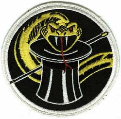 Fighter Squadron 84 (VF-84) (2nd)
Reserve Fighter Squadron NINE HUNDRED TWENTY ONE (VF-921) called to active duty on 1 Feb 1951. Redesignated Fighter Squadron EIGHTY FOUR (VF-84) on 4 Feb 1953; Attack Squadron EIGHTY SIX (VA-86) “Sidewinders” on 1 Jul 1955; Redesignated Strike Fighter Squadron EIGHTY SIX (VFA-86) (2nd) on 15 Jul 1987-. 

Grumman F9F-5 Panther
Vought F7U-3M Cutlass

Insignia approved on 7 Apr 1954.

Deployments.
28 Sep 1954-22 Apr 1955 USS Lake Champlain (CVA-39)	CVG-8, Grumman F9F-5 Panther

