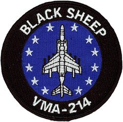 Marine Attack Squadron 214 (VMA-214) AV-8B
Established as Marine Fighter Squadron 214 (VMF-214) on 1 Jul 1942. Redesignated Marine All Weather Fighter Squadron 214 (VMF(AW)-214) on 31 Dec 1956; Marine Attack Squadron 214 (VMA-214) on 9 Jul 1957-.
