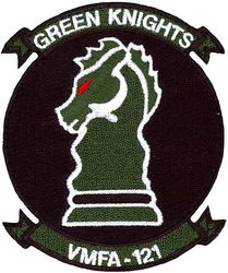 Marine Fighter Attack Squadron 121 (VMFA-121) 
Established as Marine Fighting Squadron 121 (VMF-121) on 24 Jun 1941. Deactivated on 9 Sep 1945. Redesignated Marine Attack Squadron 121 (VMA-121) in 1951; Marine Attack Squadron 121 (VMA(AW)-121) in 1969; Marine Fighter Attack Squadron (All Weather) 121 (VMFA(AW)-121) on 8 Dec 1989; Marine Fighter Attack Squadron 121 (VMFA-121) in Nov 2012-.

Lockheed F-35B Lightning II
