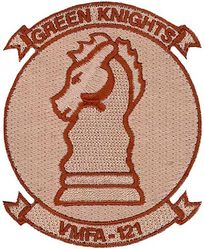 Marine Fighter Attack Squadron 121 (VMFA-121) 
Established as Marine Fighting Squadron 121 (VMF-121) on 24 Jun 1941. Deactivated on 9 Sep 1945. Redesignated Marine Attack Squadron 121 (VMA-121) in 1951; Marine Attack Squadron 121 (VMA(AW)-121) in 1969; Marine Fighter Attack Squadron (All Weather) 121 (VMFA(AW)-121) on 8 Dec 1989; Marine Fighter Attack Squadron 121 (VMFA-121) in Nov 2012-.

Lockheed F-35B Lightning II
