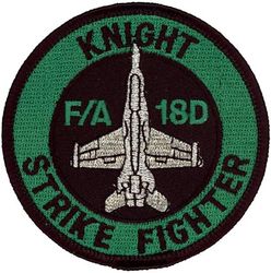 Marine Fighter Attack Squadron 121 (VMFA-121) F-18D
Established as Marine Fighting Squadron 121 (VMF-121) on 24 Jun 1941. Deactivated on 9 Sep 1945. Redesignated Marine Attack Squadron 121 (VMA-121) in 1951; Marine Attack Squadron 121 (VMA(AW)-121) in 1969; Marine Fighter Attack Squadron (All Weather) 121 (VMFA(AW)-121) on 8 Dec 1989; Marine Fighter Attack Squadron 121 (VMFA-121) in Nov 2012-.

McDonnell Douglas F/A-18D Hornet
