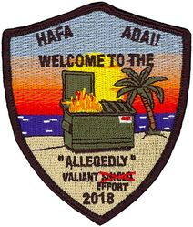 Marine Fighter Attack Squadron 121 (VMFA-121) Operations VALIENT SHIELD 2018
Established as Marine Fighting Squadron 121 (VMF-121) on 24 Jun 1941. Deactivated on 9 Sep 1945. Redesignated Marine Attack Squadron 121 (VMA-121) in 1951; Marine Attack Squadron 121 (VMA(AW)-121) in 1969; Marine Fighter Attack Squadron (All Weather) 121 (VMFA(AW)-121) on 8 Dec 1989; Marine Fighter Attack Squadron 121 (VMFA-121) in Nov 2012-.

Lockheed F-35B Lightning II, 2012-.

