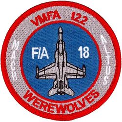 Marine Fighter Attack Squadron 122 (VMFA-122) F/A-18
Established as Marine Fighting Squadron 122 (VMF-122) on 1 Mar 1942. Deactivated between Jul-Oct 1946. Reactivated in Nov 1947. Redesignated Marine Fighter Attack Squadron (All-Weather) 122 (VMFA(AW)-122) in 1962; Marine Fighter Attack Squadron 122 (VMFA-122) in 1965-.

McDonnell Douglas F/A-18C Hornet, 1986-2016
