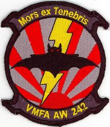 Marine All Weather Fighter Attack Squadron 242 (VMFA(AW)-242)
MORS EX TENEBRIS - Death from the Darkness
