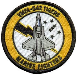 Marine Fighter Attack Squadron 542 (VMFA-542) F-35B
Established as Marine Night Fighter 542 (VMF(N)-542) on 6 Mar 1944. Redesignated Marine Night All-Weather Fighter Squadron 542 (VMF(AW)-542) on 18 Oct 1948; Marine Fighter Attack Squadron 542 (VMFA-542) on 2 Nov 1963. Deactivated on 30 Jun 1970. Reactivated as Marine Attack Squadron 542 (VMA-542) on 12 Jan 1972; Marine Fighter Attack Squadron 542 (VMFA-542) on 1 Dec 2022-. 
