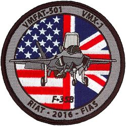 Marine Fighter Attack Training Squadron 501 (VMFAT-501) Royal International Air Tattoo and Farnborough International Air Show 2016
Established as Marine Fighting Squadron 451 (VMF-451) on 15 Feb 1944. Deactivated on 10 Sep 1945. Reactivated in the reserves on 1 Jul 1946. Redesignated Marine Fighter Squadron (All Weather) 451 (VMF(AW)-451) on 1 Jul 1961; Marine Fighter Attack Squadron 451 on 1 Feb 1968. Deactivated on 31 Jan 1997. Redesignated Marine Fighter Attack Training Squadron 501 (VMFAT-501) on 1 Apr 2010-.

Lockheed F-35B Lightning II, 2010-.

Marine Operational Test and Evaluation Squadron 1 (VMX-1) and Marine Fighter Attack Training Squadron 501 (VMFAT-501) conducted the first ever trans-Atlantic flight of the F-35B Lightning II on 29 Jun 2016 to demonstrate the capabilities of the fifth generation aircraft and participate at the Royal International Air Tattoo and the Farnborough International Air Show.


