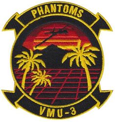 Marine Unmanned Aerial Vehicle Squadron 3 (VMU-3) 
Established as Marine Unmanned Aerial Vehicle Squadron 3 (VMU-3) on 12 Sep 2008-.
