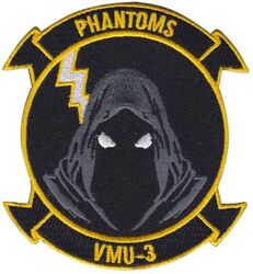 Marine Unmanned Aerial Vehicle Squadron 3 (VMU-3) 
Established as Marine Unmanned Aerial Vehicle Squadron 3 (VMU-3) on 12 Sep 2008-.
