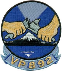 Patrol Squadron 892 (VP-892)
Established as Patrol Squadron NINE ONE SEVEN (VP-917) on 18 Jul 1946. Redesignated Patrol Squadron Medium Seaplane SIX SEVEN (VP-MS-67) on 15 Nov 1946; Patrol Bombing Squadron EIGHT NINE TWO (VPB-892) on Feb 1950. Disestablished in Feb 1953. Restablished as Patrol Squadron EIGHT NINE TWO (VB-892) in Nov 1956. Disestablished in Jan 1968.
