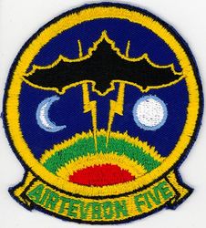Air Development Squadron 5 (VX-5)
Established as Air Development Squadron FIVE (VX-5) on 18 Jun 1951. Air Development Squadron FOUR (VX-4) and Air Development Squadron FIVE (VX-5) consolidated into Air Development Squadron NINE (VX-9) in Jun 1993-.
