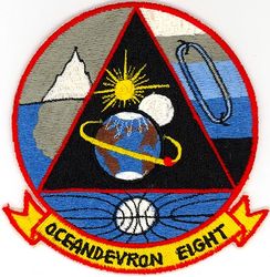 Oceanographic Development Squadron 8 (VXN-8)
Established as Airborne Training Unit Atlantic (AEWTULANT) in 1958. Redesignated Oceanographic Air Survey Unit (OASU) on 1 Jul 1965; Air Development Squadron EIGHT (VX-8) on 1 Jul 1967; Oceanographic Development Squadron EIGHT (VXN-8) on 1 Jul 1967; Disestablished on 1 Oct 1993.

