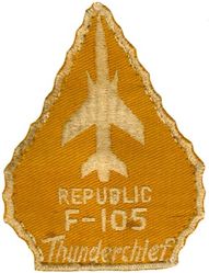 Republic F-105 Thunderchief
Worn by Lieutenant General James Valentine Edmundson 
