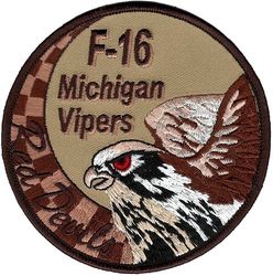 107th Fighter Squadron F-16 Swirl
Keywords: desert