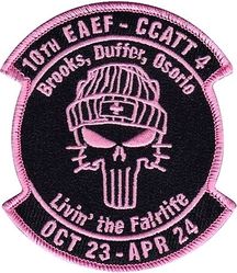10th Expeditionary Aeromedical Evacuation Flight Critical Care Air Transport Team 4 2023-2024
