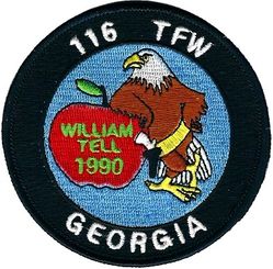 116th Tactical Fighter Wing William Tell Competition 1990
F-15A team.
