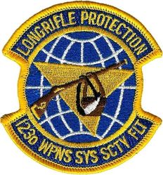 123d Weapons System Security Flight
Computer made.

