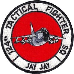 124th Tactical Fighter Squadron A-7D
Personalized with pilot's name.
