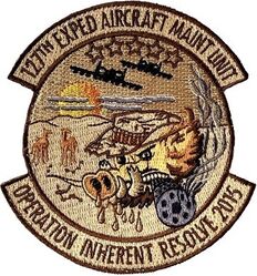 127th Aircraft Maintenance Unit Operation INHERENT RESOLVE 2015
Keywords: Desert