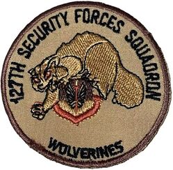 127th Security Forces Squadron Morale
Afghan made.
Keywords: Desert