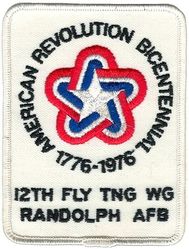 12th Flying Training Wing United States Bicentennial 1976
