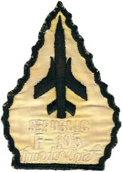 12th Tactical Fighter Squadron F-105 
Circa 1965, Japan made.
