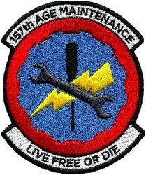 157th Maintenance Squadron Aerospace Ground Equipment Flight Maintenance Section
