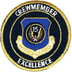15th Air Force Crewmember Excellence

