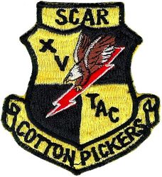 15th Tactical Reconnaissance Squadron Strike Command and Reconnaisance
Strike command and reconnaissance is a military mission that involves identifying and reporting targets for deep air support, and then coordinating air interdiction or armed reconnaissance missions on those targets. This mission was assigned to the RF-4Cs of the 15 TRS, part of the 18 TFW. Korean made.
