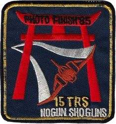 15th Tactical Reconnaissance Squadron Photo Finish Competition 1985
Okinawan made.
