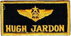 15th Tactical Reconnaissance Squadron Morale Name Tag
Joke name, navigator wings, Korean made.
