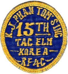 15th Tactical Reconnaissance Squadron Tactical Element RF-4C
RF-4C Det on permanent rotation to Korea. Korean made.
