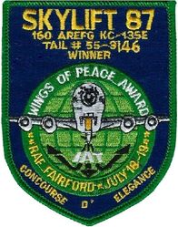 160th Air Refueling Group, Heavy International Air Tattoo Skylift 1987
