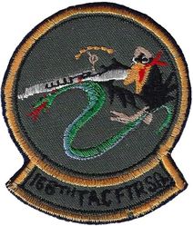 166th Tactical Fighter Squadron
Deployed with F-100s to Korea for the Pueblo Crisis in 1968.Korean made.
