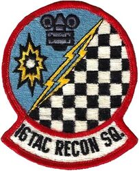 16th Tactical Reconnaissance Squadron
Computer made, merrowed edge.
