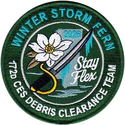 172d Civil Engineer Squadron Winter Storm Fern Debris Clearance Team 2026
